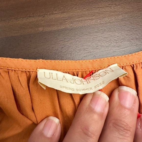 ULLA JOHNSON Iyla Ruffle Poplin Peplum Top &
Zada Pants (SD2) - Picture 10 of 12